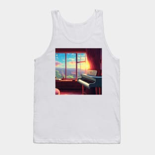 Sunrise with Music Nature Musical Life Tank Top